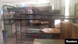 The girls hostel at the school in Dapchi in the northeastern state of Yobe, where dozens of schoolgirls went missing after Boko Haram militants attacked on the village, Nigeria, Feb. 22, 2018.