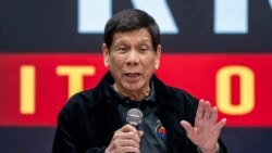 ICC ဝရမ်းထုတ်ရင် အဖမ်းခံဖို့ အသင့်ရှိကြောင်း ဖိလစ်ပိုင်သမ္မတဟောင်း ဒူတာတေး တုံ့ပြန်