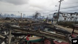 Hurricane Sandy Lashes US East Coast