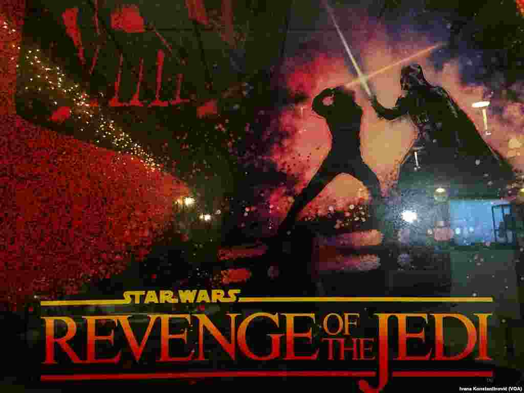 Poster za film "Osveta džedaja" kasnije preimenovanog u "Povratak Džedaja"
