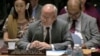 U.N. Special Representative Nicholas Kay briefing the Security Council on Somalia, Sept. 13, 2013.