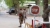 FILE - French soldiers guard the entrance to the Base Aerienne Projetee in N'Djamena on May 14, 2024. 