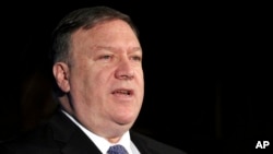 FILE - Secretary of State Mike Pompeo.