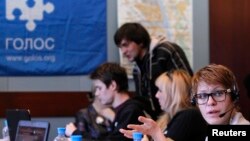 "Golos" nodavlat tashkiloti saylovlar monitoringi bilan shug'ullanadi.