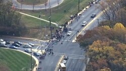 High School Students in Washington Suburb Protest Against Trump