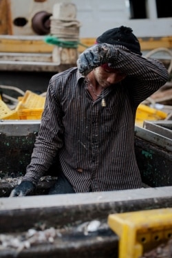 FILE - Thousands of men from Myanmar and Cambodia set sail on Thai fishing boats every day, but many are unwilling seafarers – slaves forced to work in brutal conditions under threat of death, Sept. 1, 2011. (AFP)