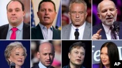 Neki od najbližih Trampovih saradnika, kombinovana fotografija