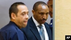Bosco Ntaganda, un militaire congolais arrive à la Cour pénale internationale, à la Haye, le 2 septembre 2015.