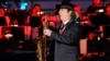 Saxophonist Boney James performs at the 5th Annual Holiday Tree Lighting at L.A. Live in Los Angeles, California, Nov. 28, 2012. 
