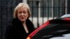 FILE - Andrea Leadsom, leader of the House of Commons, leaves after attending a cabinet meeting at 10 Downing Street, in London, Dec. 18, 2018.