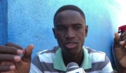 Louis Jeune François believes the coronavirus is a conspiracy. (Matiado Vilme/VOA)