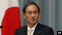 Menteri Yoshihide Suga (Foto: dok). 