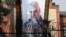 A picture of Iranian Major General Qassem Soleimani, head of the elite Quds Force, who was killed in an airstrike at Baghdad airport, is seen on the former U.S. Embassy's building in Tehran, Iran, Jan. 7, 2020.