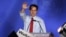 Wisconsin Republican Gov. Scott Walker waves at his victory party in Waukesha, Wisconsin, June 5, 2012.