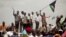 Southern Sudanese celebrate their first independence day in Juba, July 9, 2011. 