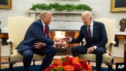 Зустріч Джо Байдена і Дональда Трампа у Білому домі, фото Evan Vucci/AP