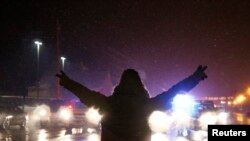 Third Night of Demonstrations in Ferguson, Mo