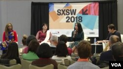 កិច្ច​ពិភាក្សា​នៅ​ក្នុងព្រឹត្តិការណ៍ South by Southwest ឆ្នាំ២០១៨ ក្នុង​ទីក្រុង Austin រដ្ឋ តិចសាស សហរដ្ឋអាមេរិក។​ 