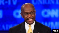 El empresario Herman Cain, obtuvo un 37,1% de los votos en la elección de prueba realizada en Florida.
