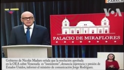 Gobierno de Venezuela denuncia injerencia y presión de EE.UU.