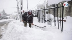 En Fotos: Fuertes nevadas en el mundo durante fin de semana de San Valentín