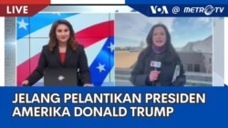 Laporan VOA untuk MetroTV: Pelantikan Presiden Amerika Serikat Donald Trump