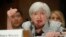 FILE - Federal Reserve Chair Janet Yellen testifies on Capitol Hill in Washington, July 13, 2017, before the Senate Banking Committee. 