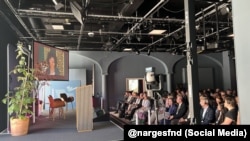 سخنرانی نرگس محمدی در نشست سالانه مرکز صلح نوبل