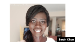 Sarah Chan, scout for the NBA's Toronto Raptors