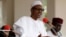 FILE - Nigerian President Muhammadu Buhari speaks at the presidential villa in Abuja, Nigeria, May 14, 2016.