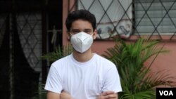 El joven Ángel Gabriel Martínez, quien padece de leucemia, teme por su vida en Nicaragua debido a las pocas medidas que se han tomado en el país contra la pandemia de coronavirus.