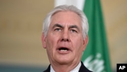 Menteri Luar Negeri Amerika Serikat, Rex Tillerson (Foto: dok).