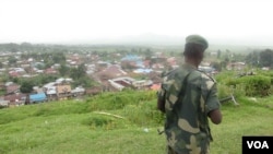 Dans la région du Nord Kivu, Bunagana, février 2013 (VOA/Nicolas Pinault) 