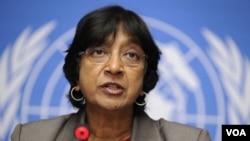 Komisaris Hak Azasi PBB, Navi Pillay (foto: dok).