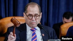 Le Président de la Commission judiciaire de la Chambre des Représentants Jerry Nadler, à Capitol Hill à Washington, le 4 décembre 2019. REUTERS / Mike Segar 
