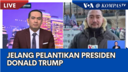 Laporan VOA untuk KompasTV: Pelantikan Presiden Amerika Serikat Donald Trump