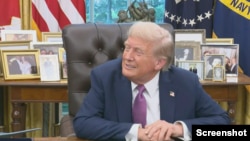  دونالد ترامپ، رئیس جمهوری آمریکا، نشست روز جمعه ۱۴ شهریور در کاخ سفید