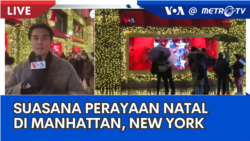 Laporan VOA untuk Metro TV: Suasana Perayaan Natal di Manhattan, New York