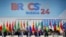 Leaders from Iran, Egypt, China, Russia, South Africa, Ethiopia and Brazil attend the BRICS Summit in Kazan, Russia, Oct. 24, 2024.
