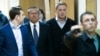 Russia Minister Detained: Russian Economic Development minister Alexei Ulyukayev, second left, is escorted to a court room in Moscow, Russia, Tuesday, Nov. 15, 2016.