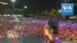 Des foules ont rempli un parc aquatique à Wuhan en Chine