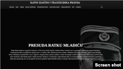 web stranica posvećena suđenju Ratku Maldiću