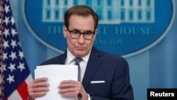 Портпаролот на Советот за национална безбедност на Белата куќа Џон Кирби, рече дека проценката на САД се заснова на нови декласифицирани информации на американско разузнавање