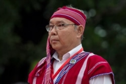 In a recorded video posted on the Facebook page of the Committee for Representing Pyidaungsu Hluttaw (CRPH), March 13, 2021, acting vice president Mahn Win Khaing Than called for people to continue protesting against the military dictatorship.