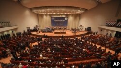 Une session au parlement irakien, dans la capitale Bagdad, le 16 septembre 2014.