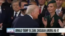 TASKAR VOA: A ranar farko Shugaba Trump ya sanya hannu kan wasu takardun umurni-Executive Orders, ya warware matakai 78 na gwamnatin Biden