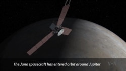 NASA Probe Enters Jupiter Orbit