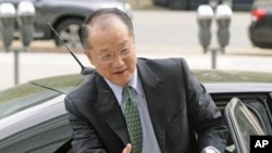 FILE - World Bank President Jim Yong Kim.