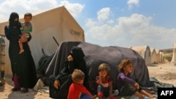 Сирійські біженці поблизу кордону з Туреччиною 6 вересня 2018