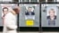 A man walks past electoral posters displaying presidential candidates in Paris, France, April 17, 2017. 